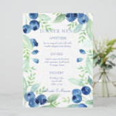 Blueberry Midsummer Rustic Berry Menu Mariage (Debout devant)