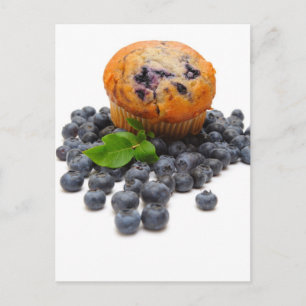 Blueberry Muffin Briefkaart