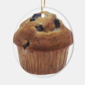 Blueberry Muffin Keramisch Ornament (Links)