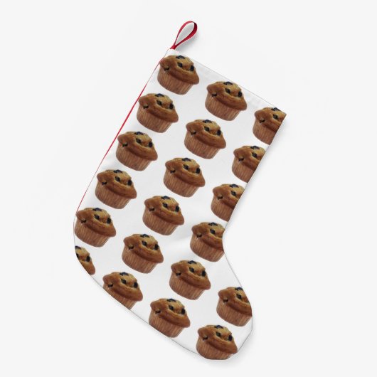 Blueberry Muffin Kleine Kerstsok (Voorkant (Hangend))