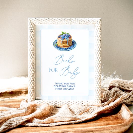 Blueberry Pannenkoek Baby Brunch Boeken voor Baby Poster
