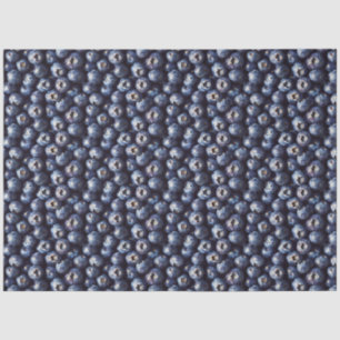 Blueberry-patroondecoupage Tissuepapier