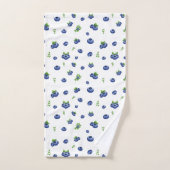 Blueberry Pattern Bad Handdoek (Handdoek)