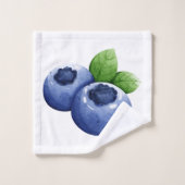 Blueberry Pattern Bad Handdoek (Wasdoekje)