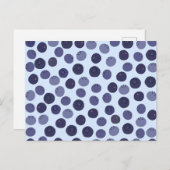 Blueberry Pattern Briefkaart (Voorkant / Achterkant)