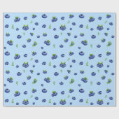Blueberry Pattern Cadeaupapier (Vlak)