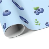 Blueberry Pattern Cadeaupapier (Rol Hoek)