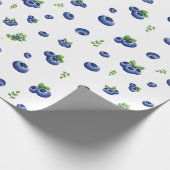 Blueberry Pattern Cadeaupapier (Hoek)