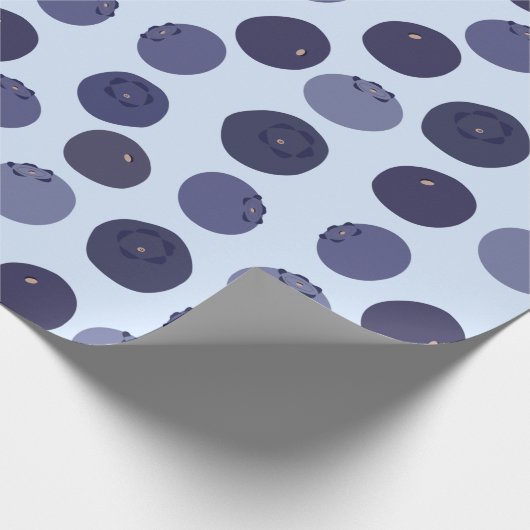 Blueberry Pattern Cadeaupapier (Hoek)