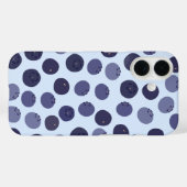 Blueberry Pattern Case-Mate iPhone Case (Achterkant (horizontaal))