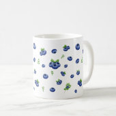 Blueberry Pattern Koffiemok (Voorkant rechts)