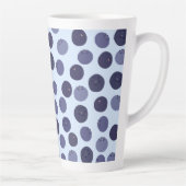Blueberry Pattern Latte Mok (Rechts)