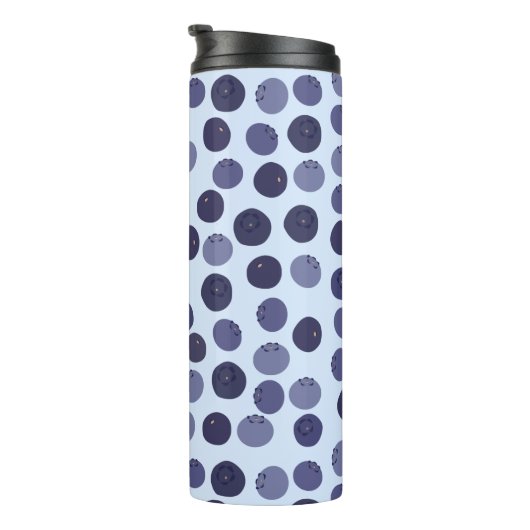 Blueberry Pattern Thermosbeker (Geroteerd rechts)