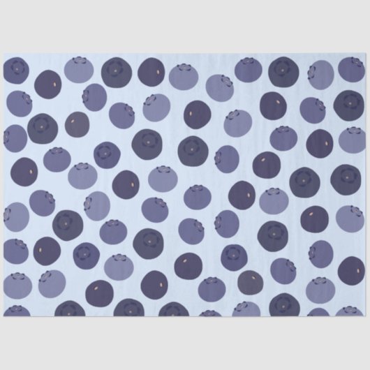 Blueberry Pattern Tissuepapier (Voorkant)