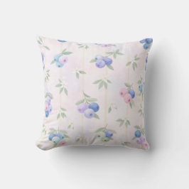 blueberry pattern with leaves kussen