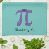Blueberry Pi Cute Math Pie Cuisine Serviette de cu (Plié)