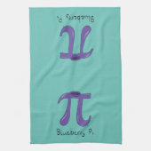 Blueberry Pi Cute Math Pie Cuisine Serviette de cu (Vertical)