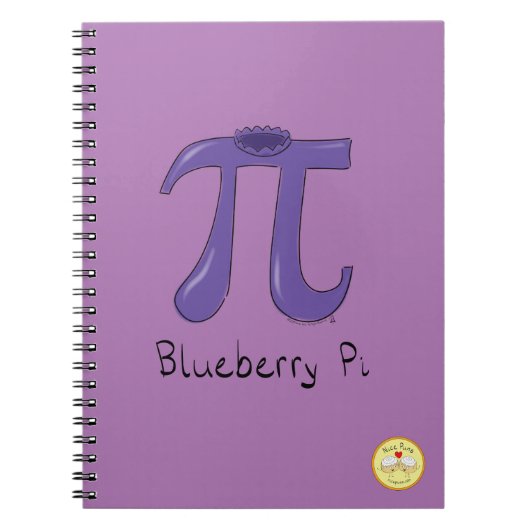 Blueberry Pi Cute Wiskunde Pi Day Notitieboek (Voorkant)
