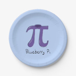 Blueberry Pi Cute Wiskunde Pi Day Party Paper Bord