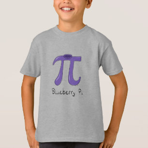 Blueberry Pi Schattigee Wiskunde Pi Day Kinderen T T-shirt