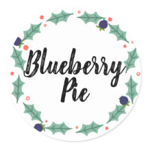 Blueberry Pie Eetlabels