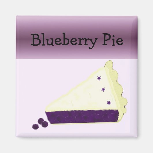 Blueberry Pie Magneet (Voorkant)
