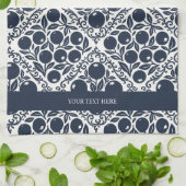 Blueberry Rustic Farmhouse French Country Theedoek (Gevouwen)