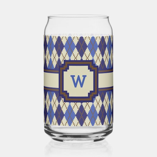 Blueberry Scone Argyle Blikvorm Glas (Voorkant)