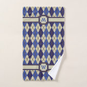 Blueberry Scone Argyle Handdoek Set (Handdoek)