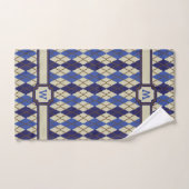 Blueberry Scone Argyle Handdoek Set (Handdoek)