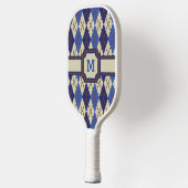 Blueberry Scone Argyle Pickleball Paddle (Links)