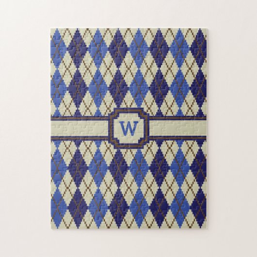 Blueberry Scone Argyle Puzzel (Verticaal)