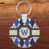 Blueberry Scone Argyle Sleutelhanger (Voorkant)