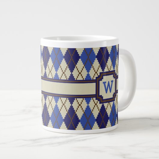 Blueberry Scone Jacquard spécialité Mug (Devant droit)