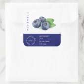 Blueberry Small Business Étiquette (Sac)