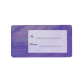 Blueberry Smear en Black Monogram Etiket (Voorkant)