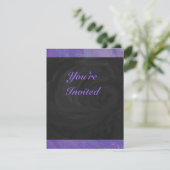 Blueberry Smear en Black Monogram Kaart (Staand voorkant)