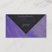 Blueberry Smear en Black Monogram Visitekaartje (Achterkant)