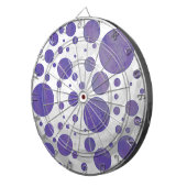 Blueberry Smear Polka Dot Dartbord (Voorkant Rechts)