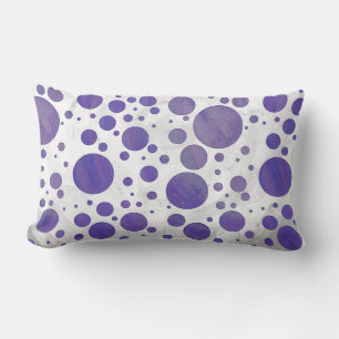 Blueberry Smear Polka Dot Kussen