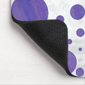 Blueberry Smear Polka Dot Muismat (Hoek)