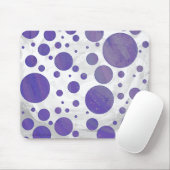 Blueberry Smear Polka Dot Muismat (Met muis)