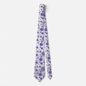 Blueberry Smear Polka Dot Stropdas (Voorkant)