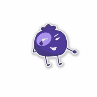 Blueberry-sticker! Sticker