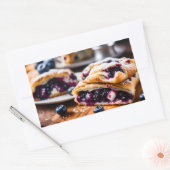 Blueberry Strudels Rechthoekige Sticker (Envelop)