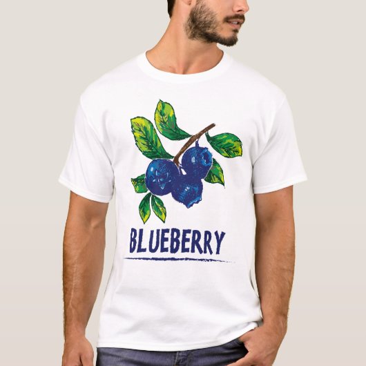 BLUEBERRY T-SHIRT (Voorkant)