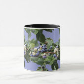 Blueberry Vine Rustic Farmhouse Coffee Mok (Midden)