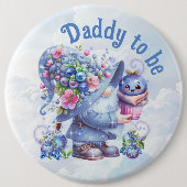 Blueberry wenst Gnome Kisses Bash Button (Voorkant)