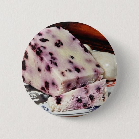 Blueberry White Stilton Ronde Button 5,7 Cm (Voorkant)
