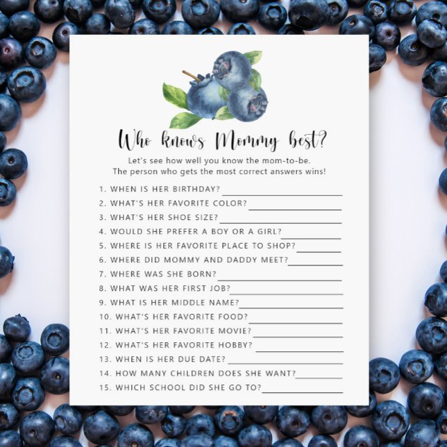 Blueberry - Wie kent mama het beste (Creator heeft geüpload)